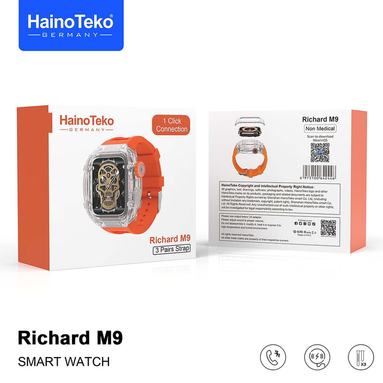 ساعت هوشمند هاینو تکو مدل RICHARD M9