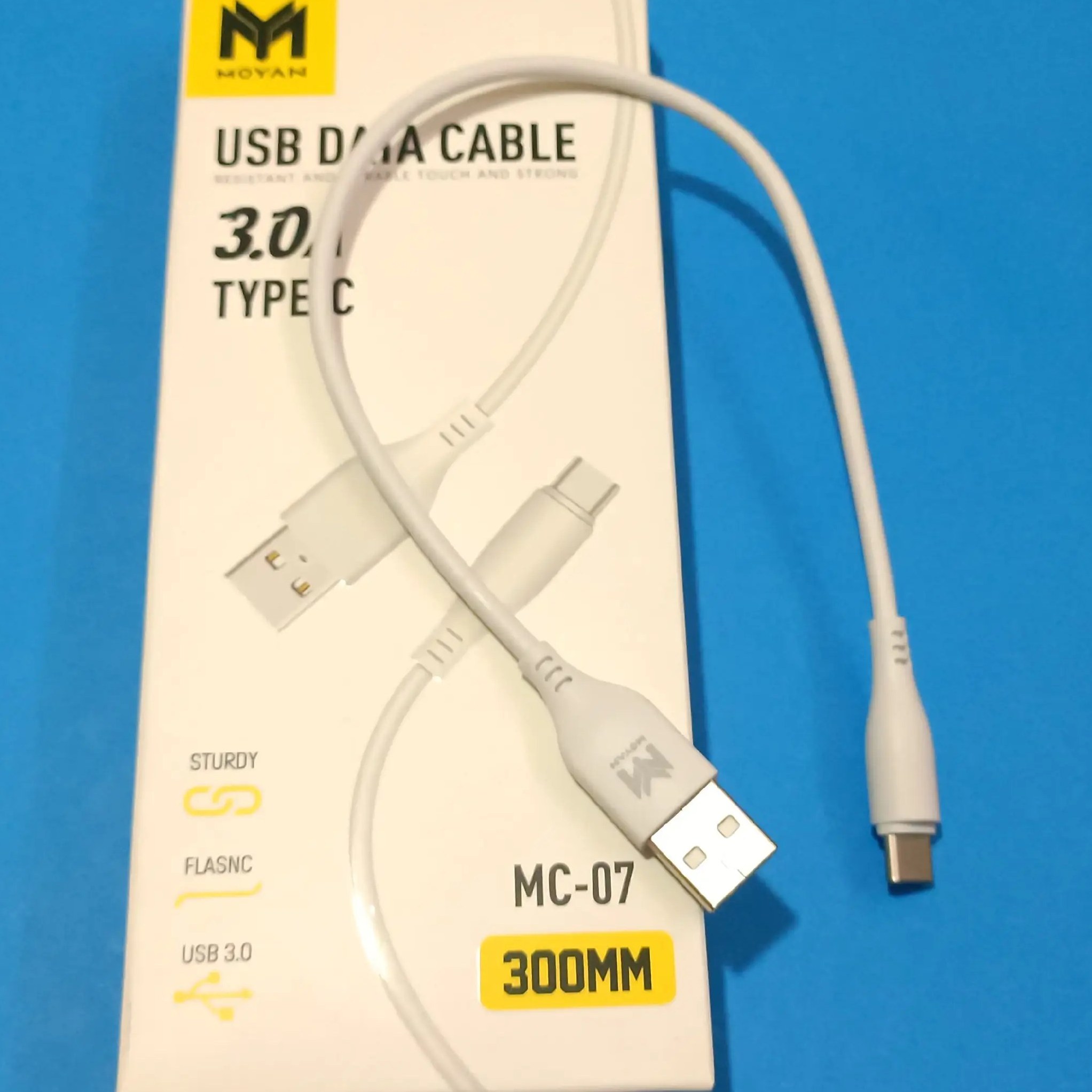 کابل پاوربانک مویان مدل MC-07 (تایپ سی و میکرو و لایتنینگ)