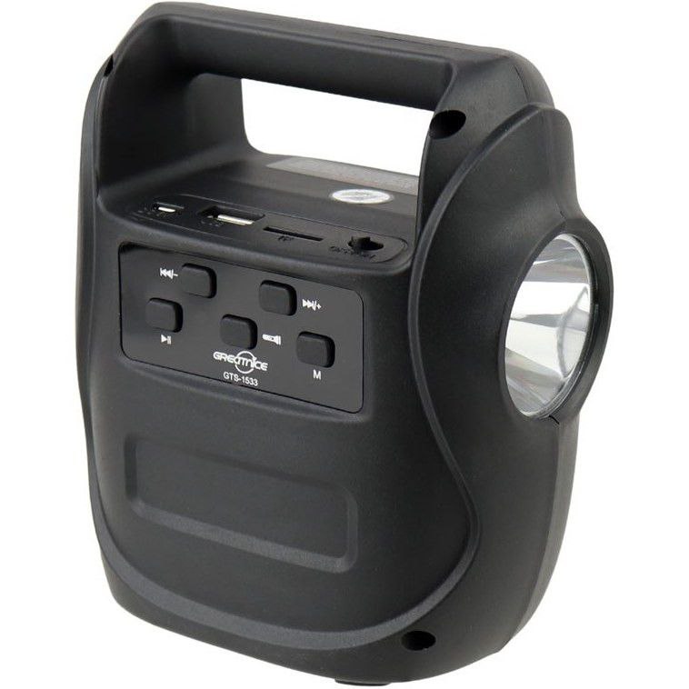 عکس محصول اسپیکر بلوتوث قابل حمل GTS-1533 دارای چراغ قوه