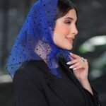عکس محصول روسری مینی اسکارف مدل توری