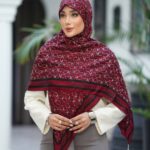 عکس محصول روسری سیااسکارف منگوله دار