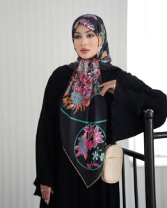 عکس محصول روسری ابریشم توییل