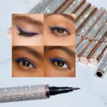 عکس محصول خط چشم ماژیکی آبی کاربنی اورجینال پوکه نگینی مک MAC