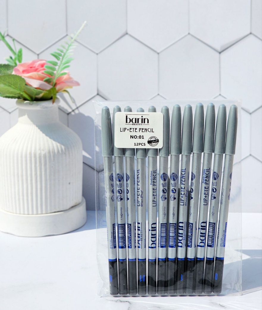 عکس محصول مداد چشم مشکی بارین بیوتی Barin Beauty اورجینال کد 01