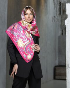 عکس محصول روسری ابریشم توییل
