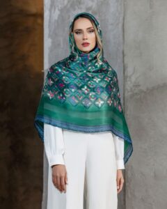 عکس محصول روسری ابریشم یونیک