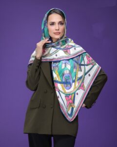 عکس محصول روسری ابریشم یونیک