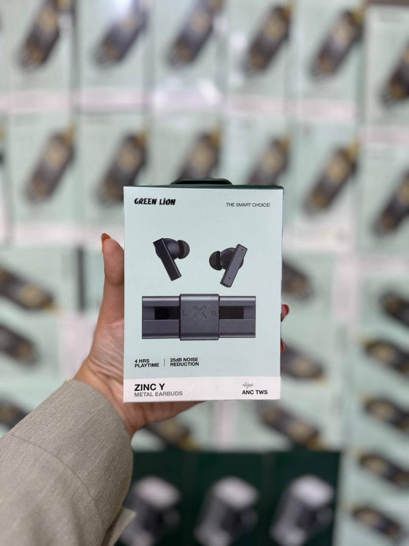 عکس محصول ایرپاد گرین لاین مدل GREEN LION ZINC Y METAL EARBUDS