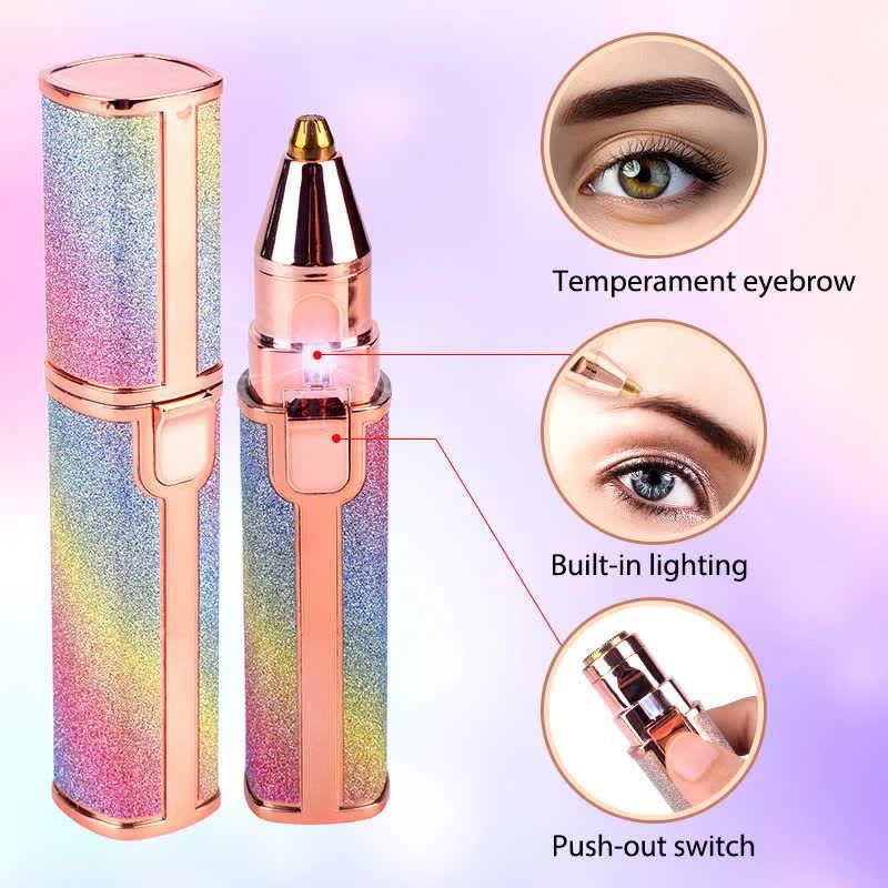مو زن و شیور پوکه اکلیلی دو سر رنگین کمانی بلاولیس مدل BLAWLESS HX-203B