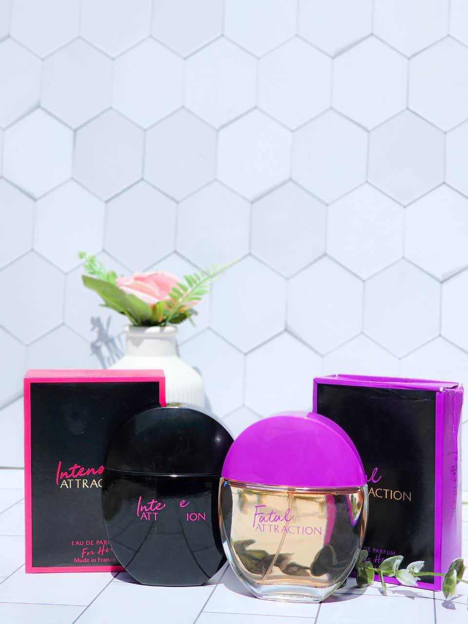 پک 2 تایی ادو پرفیوم و عطر زنانه و مردانه Art and Parfum Intense and Fatal Attraction