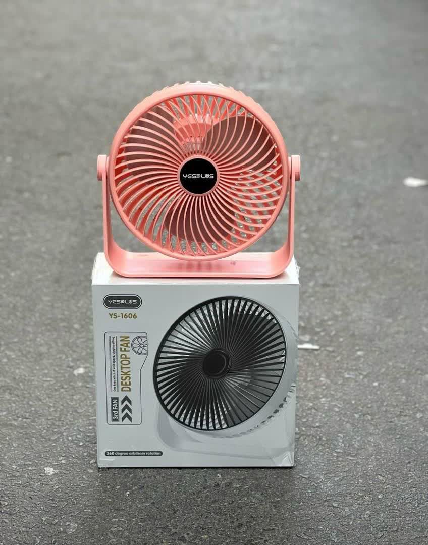 فن و پنکه رومیزی قابل حمل DESKTOP FAN YESPLUS YS-1606