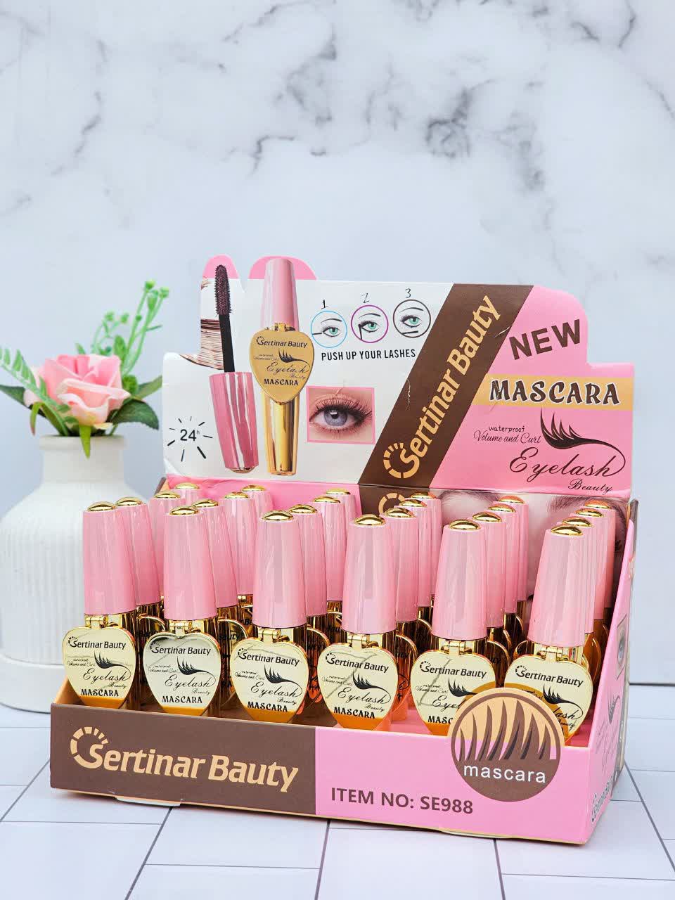 ریمل قهوه ای آیینه دار ضد آب سرتینار بیوتی Sertinar Beauty 2