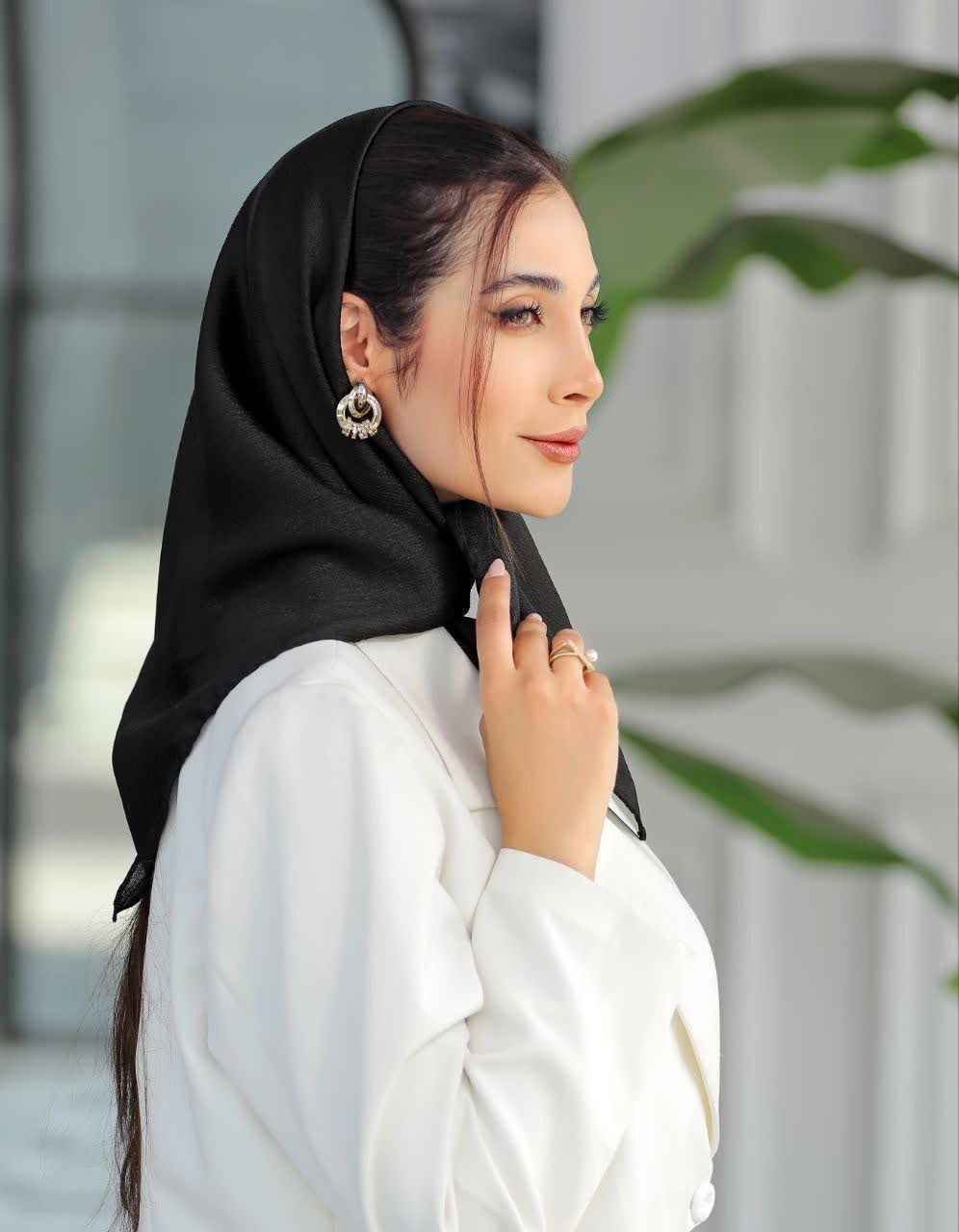 روسری مینی اسکارف ابریشم کریستال