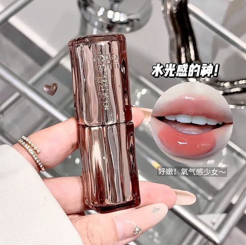 بالم لب رنگی وارداتی Gege Bear مدل Ice Cream Aqua Lipstick حاوی ویتامین E