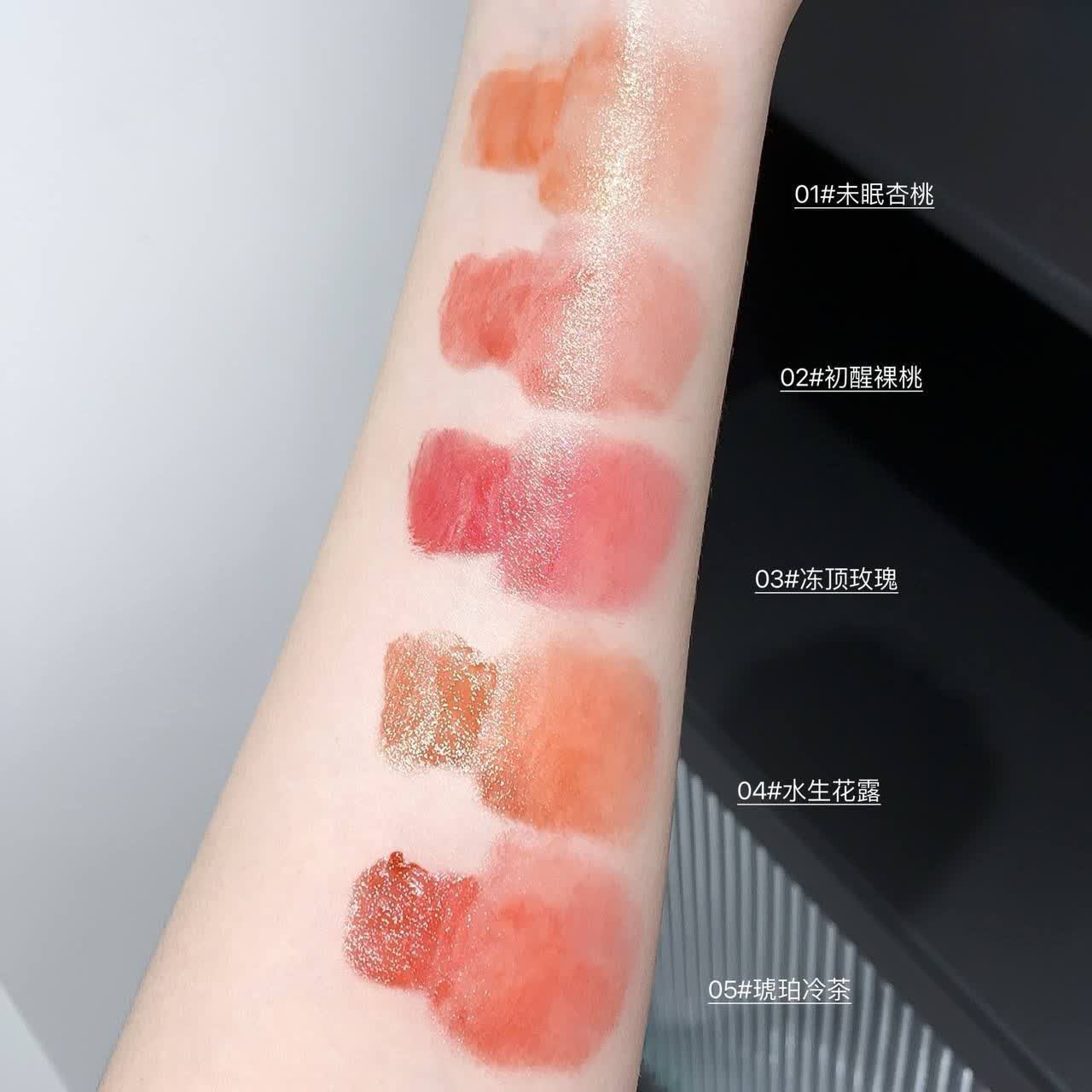 بالم لب رنگی وارداتی Gege Bear مدل Ice Cream Aqua Lipstick حاوی ویتامین E