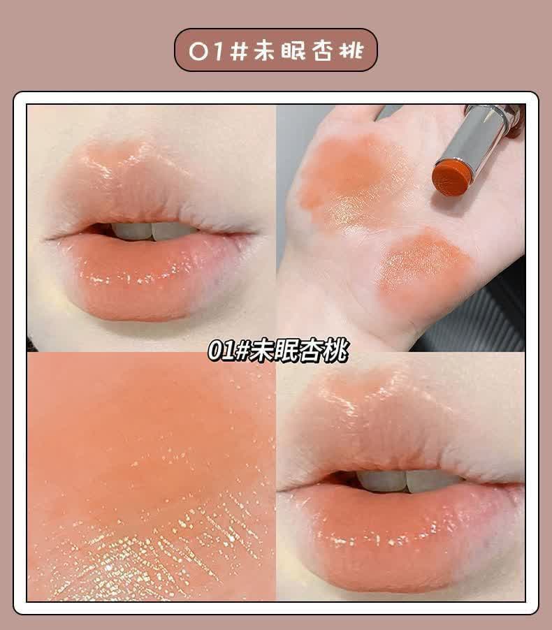 بالم لب رنگی وارداتی Gege Bear مدل Ice Cream Aqua Lipstick حاوی ویتامین E