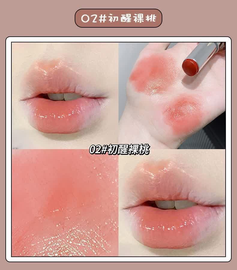 بالم لب رنگی وارداتی Gege Bear مدل Ice Cream Aqua Lipstick حاوی ویتامین E