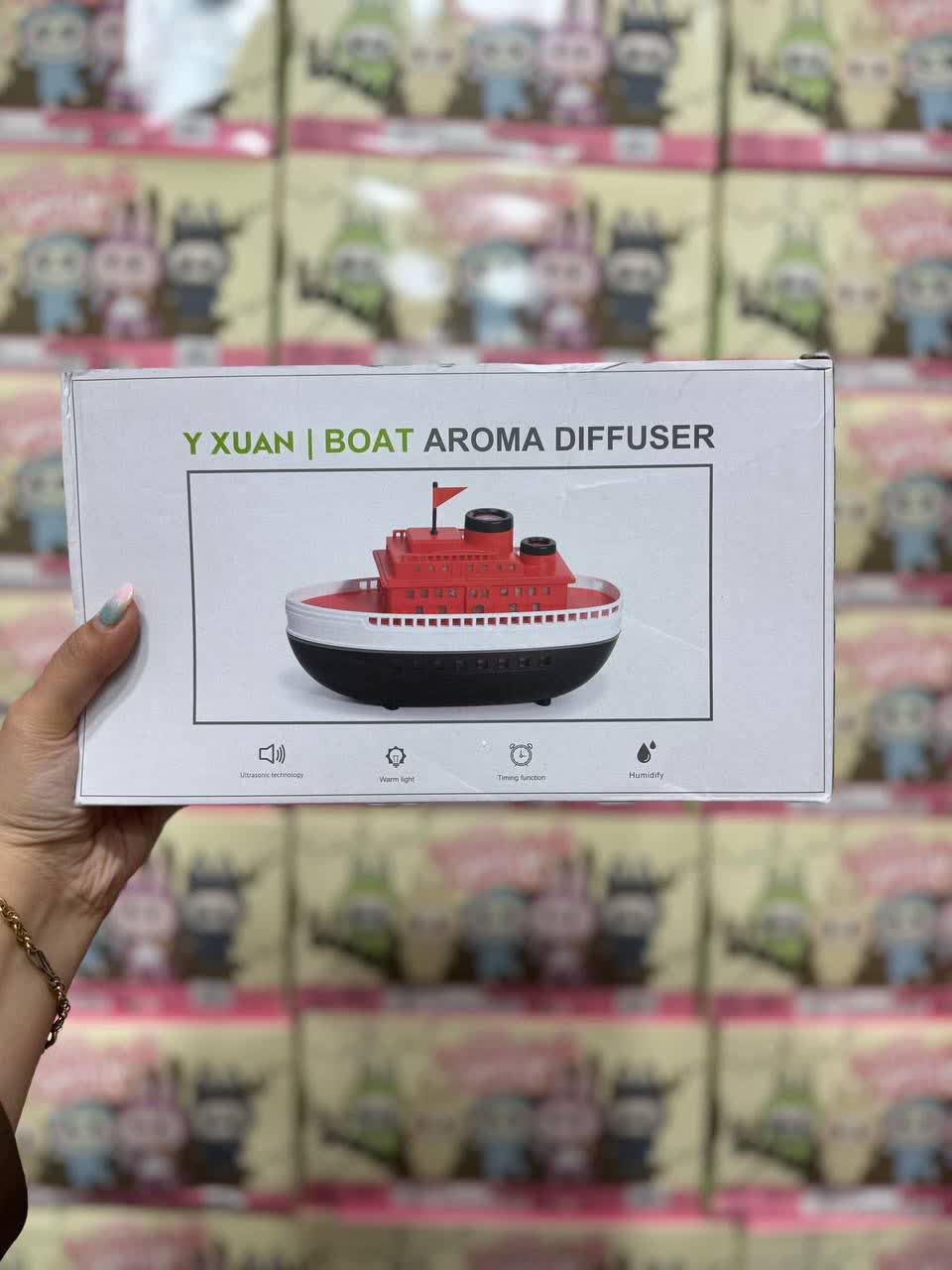 دستگاه بخور سرد طرح کشتی تایتانیک مدل Y XUAN BOAT AROMA DIFFUSER