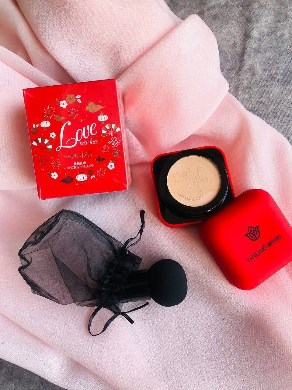 کوشن بی بی کرم یانگمی لاو Yangmei BB Cream با پد قارچی اورجینال