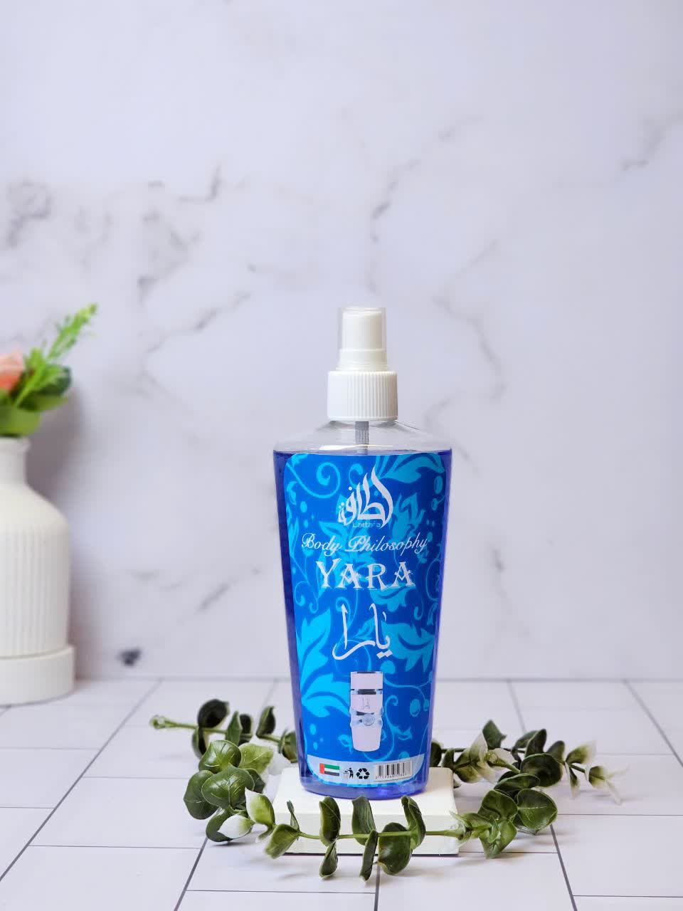 عکس محصول بادی اسپلش یارا YARA برند لطافه اماراتی اورجینال وارداتی