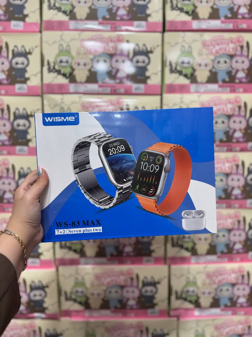 ساعت هوشمند ویسمی مدل WISME WS-83 MAX دارای 7 بند و ایرپاد حرفه ای