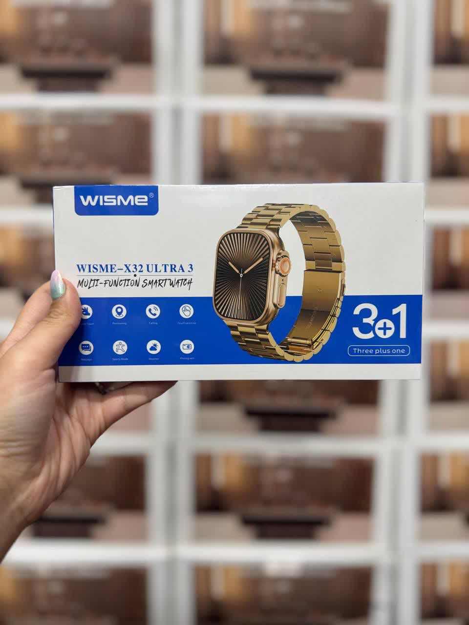 ساعت هوشمند ویسمی مدل WISME-X32 ULTRA 3 دارای 3 بند متنوع