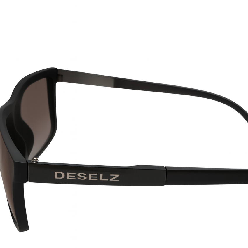 عینک آفتابی مردانه دیزل DESELZ دسته طرح چوب وارداتی