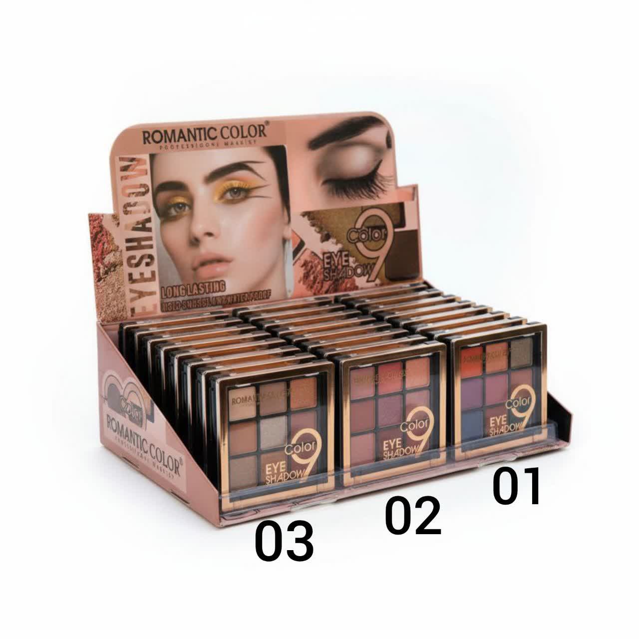 پالت سایه ۹ رنگ رمانتیک ROMANTIC COLOR وارداتی