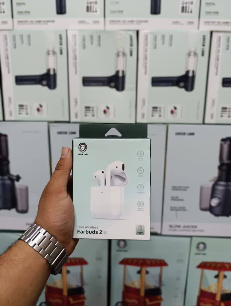 ایرپاد گرین لاین مدل GREEN LION TRUE WIRELESS EARBUDS 2 G 1 اورجینال وارداتی