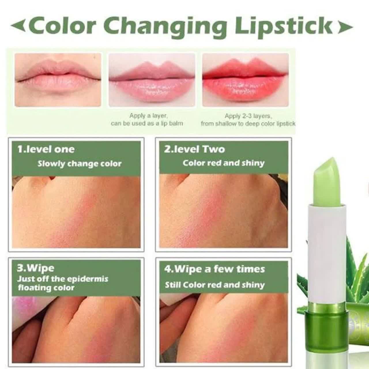 بالم لب حرارتی آلوئه ورا ALOE VERA اورجینال وارداتی