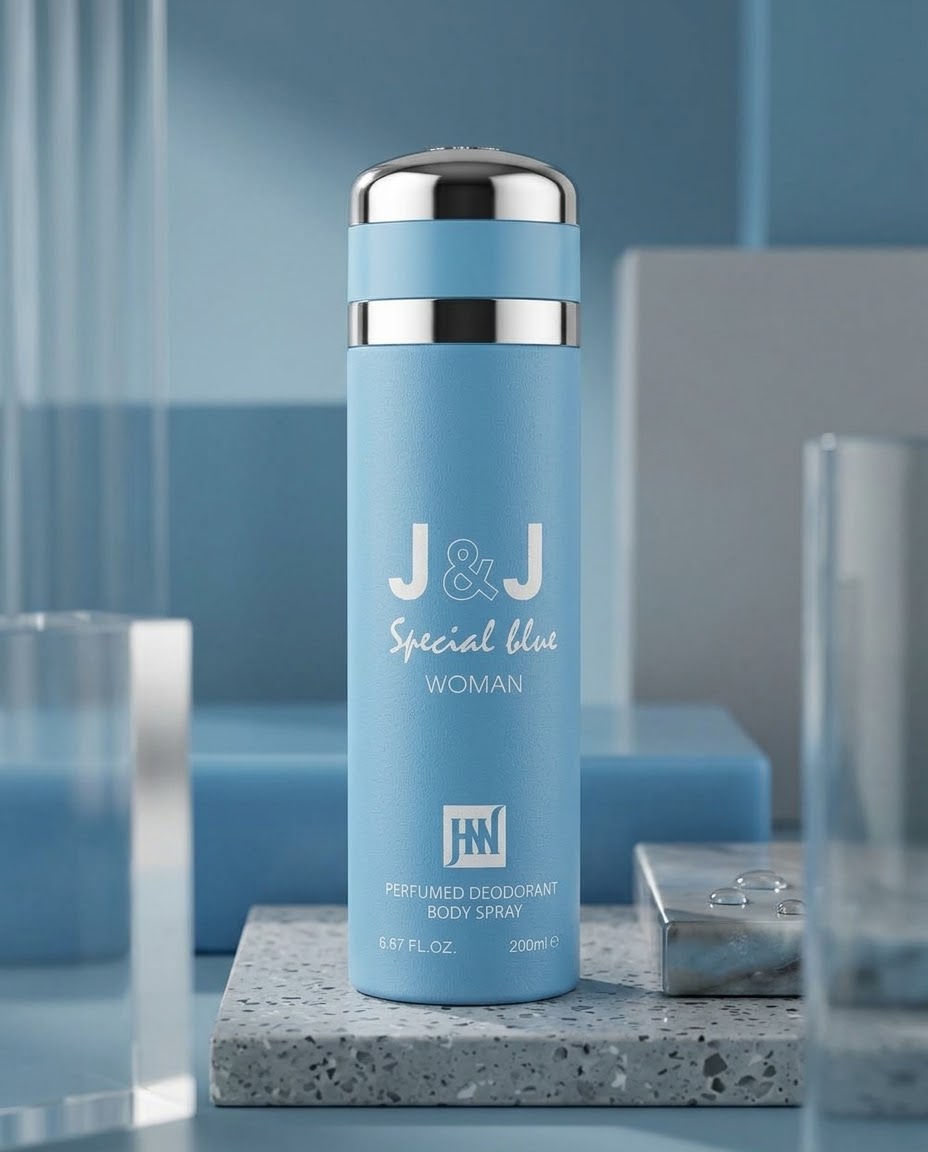 اسپری بدن و دئودورانت زنانه جانوین جکوینز مدل اسپشیال بلو J & J SPECIAL BLUE اورجینال وارداتی